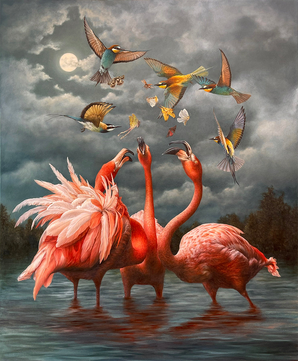 Graces and Fates - Canvas reproduction